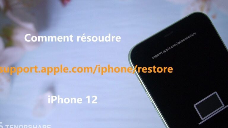 Comment résoudre le message support.apple.com/iphone/restore sur votre iPhone ?