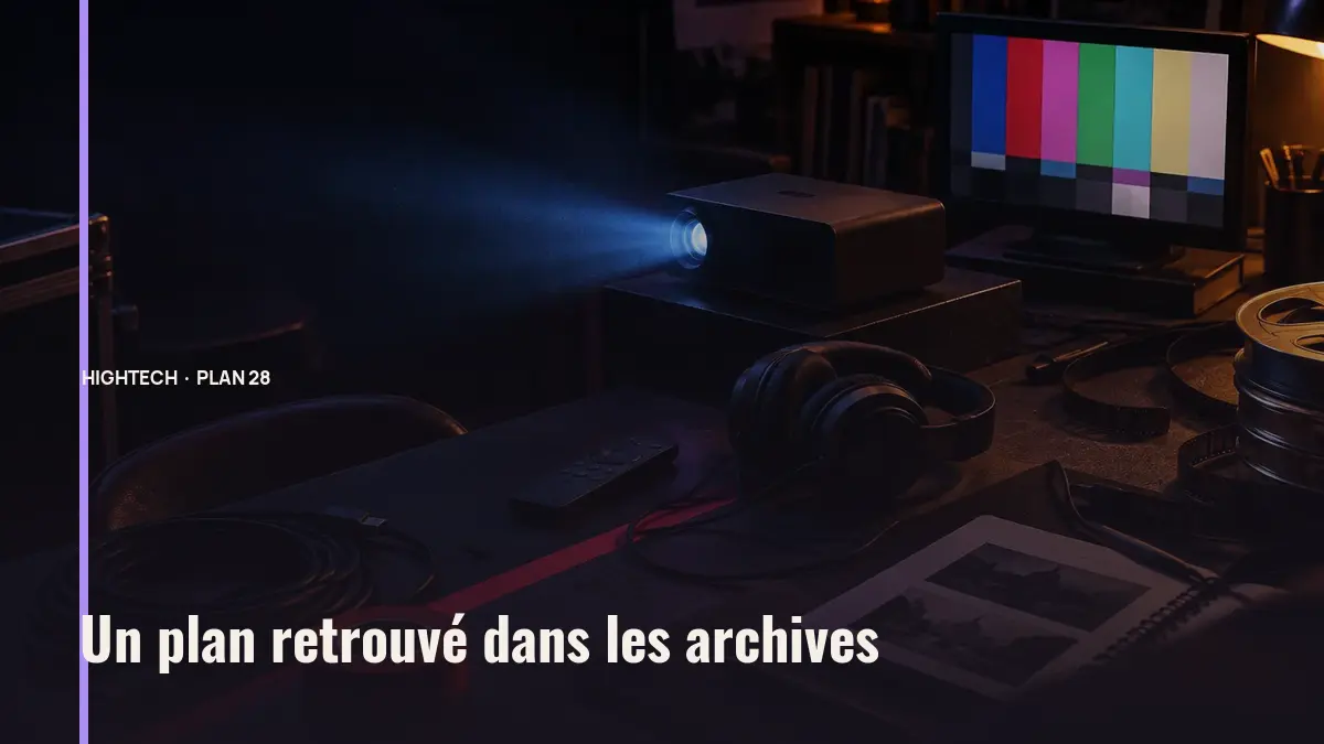 Un plan retrouvé dans les archives