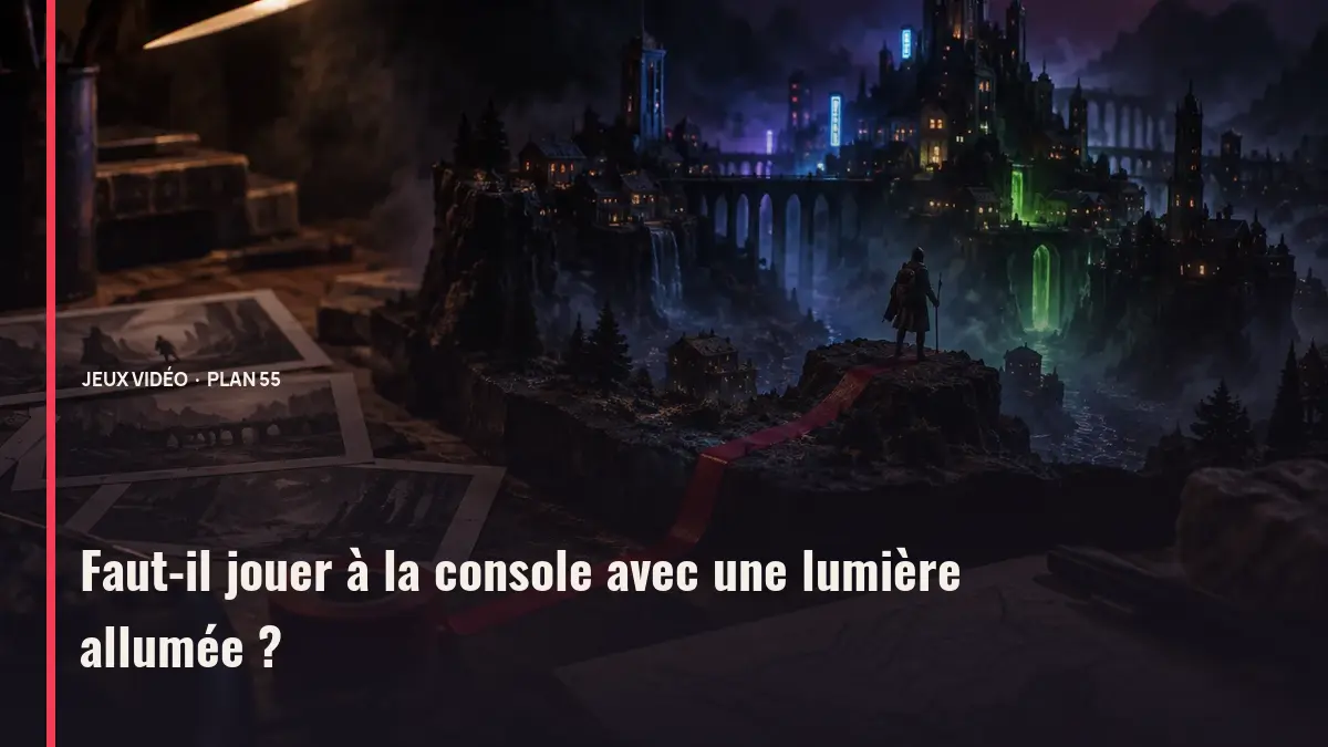 Faut-il jouer à la console avec une lumière allumée ?