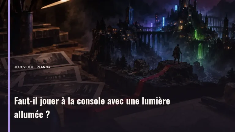 Faut-il jouer à la console avec une lumière allumée ?