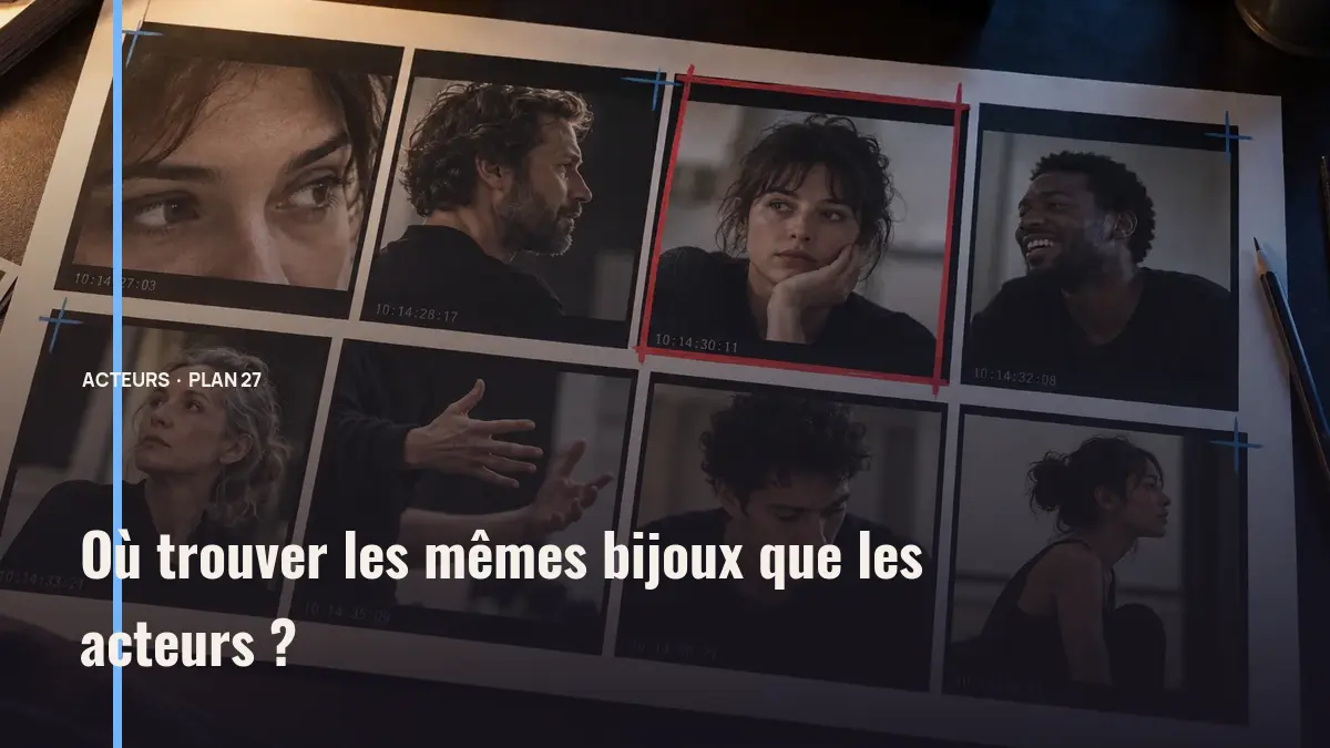 Où trouver les mêmes bijoux que les acteurs ?