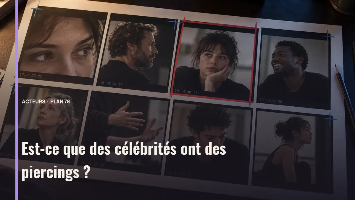 Est-ce que des célébrités ont des piercings ?
