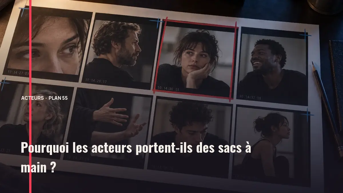 Pourquoi les acteurs portent-ils des sacs à main ?