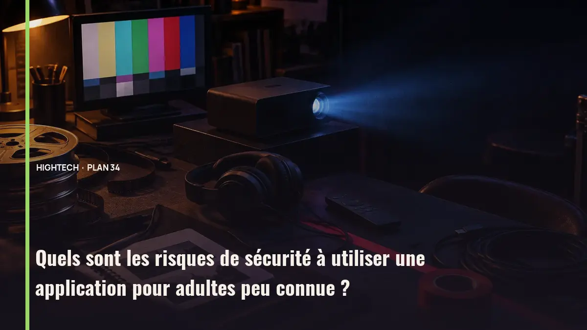 Quels sont les risques de sécurité à utiliser une application pour adultes peu connue ?
