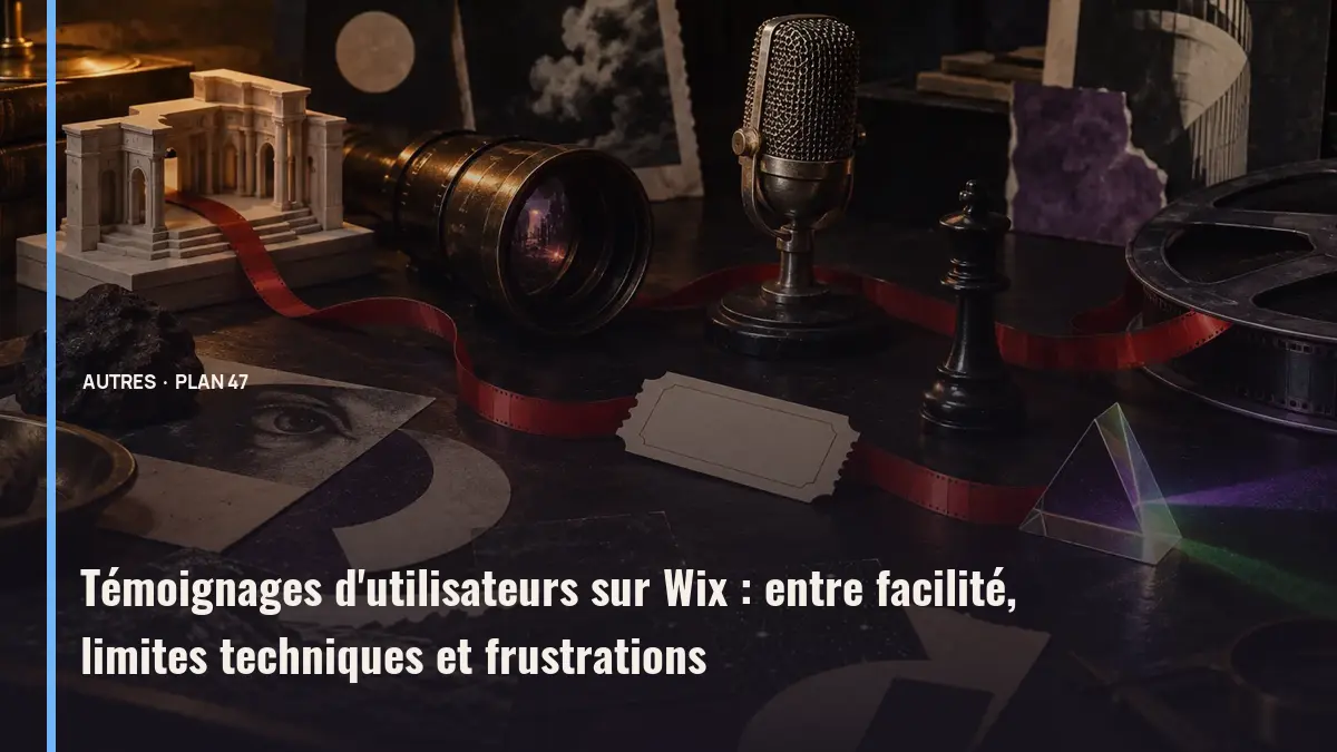 Témoignages d'utilisateurs sur Wix : entre facilité, limites techniques et frustrations