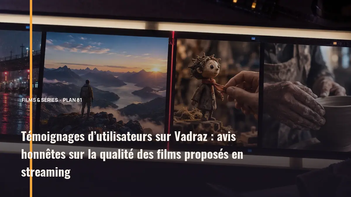 Témoignages d’utilisateurs sur Vadraz : avis honnêtes sur la qualité des films proposés en streaming