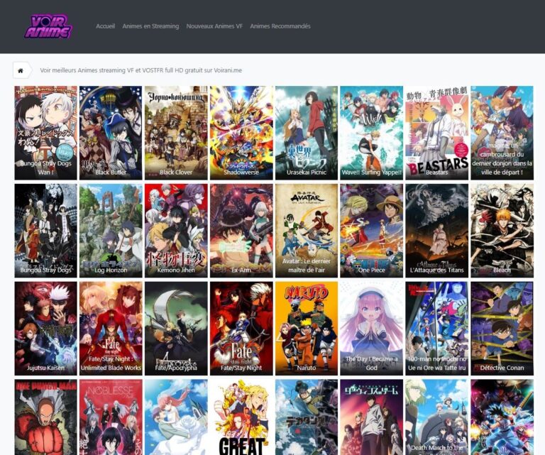 Illustration stylisée de Voiranime avec ambiance anime immersive