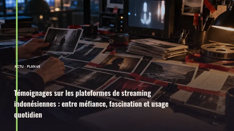 Témoignages sur les plateformes de streaming indonésiennes : entre méfiance, fascination et usage quotidien
