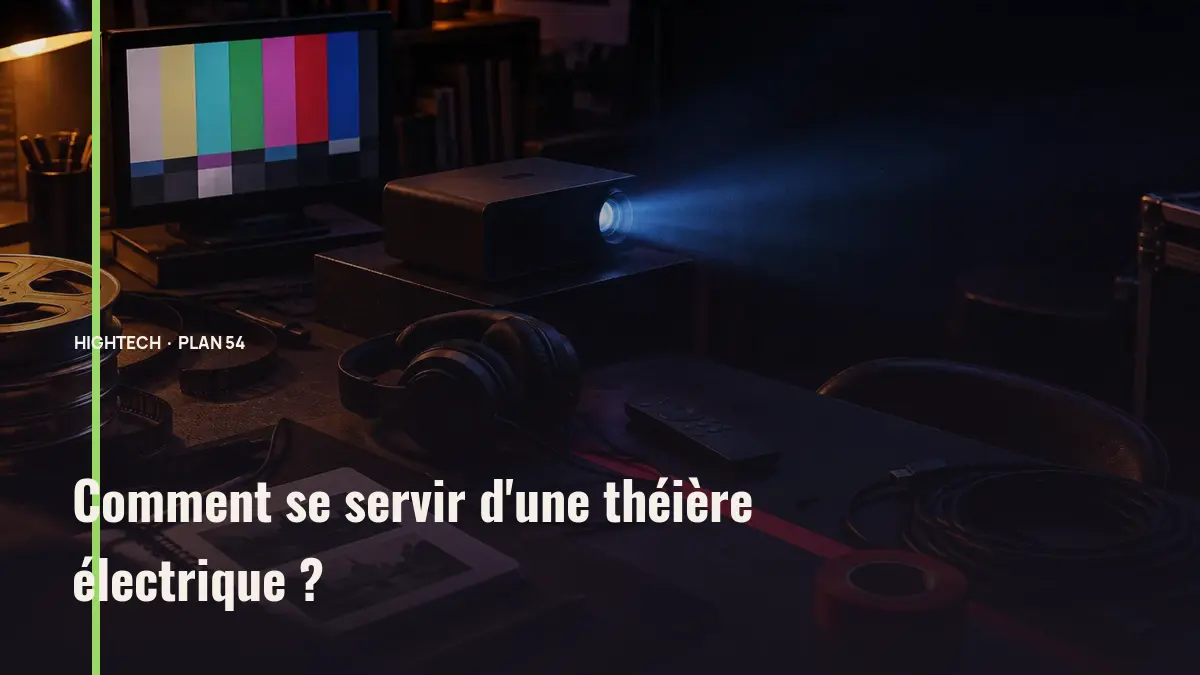 Comment se servir d'une théière électrique ?